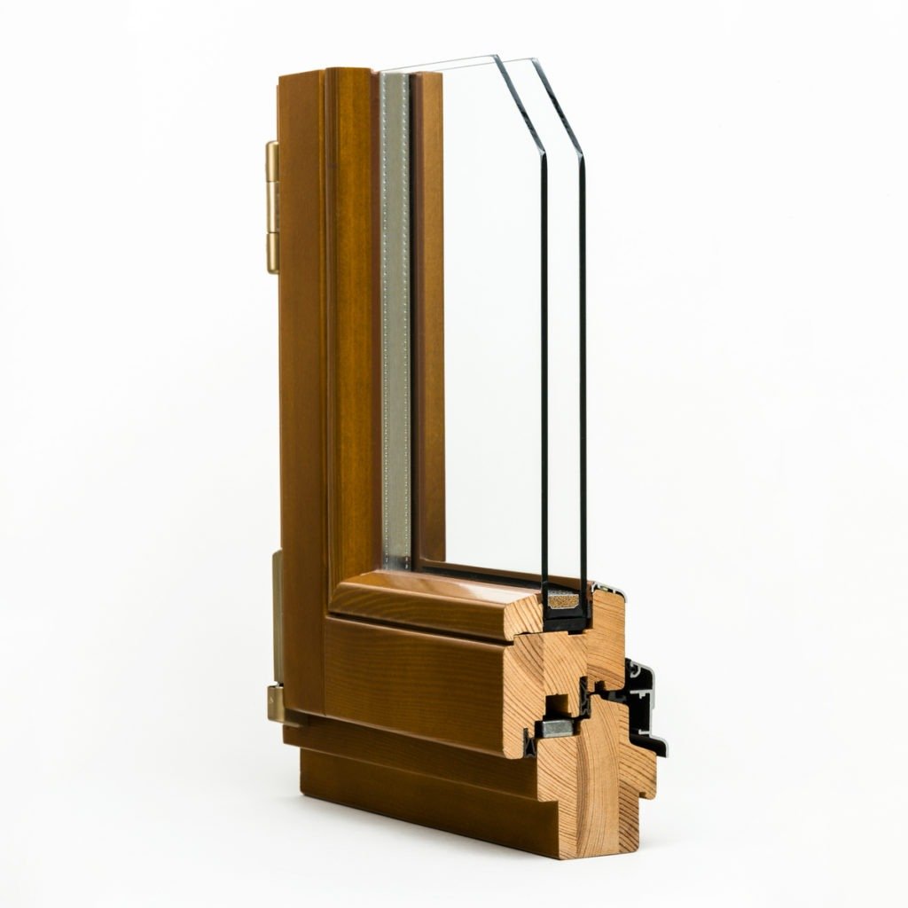 Wood window frame